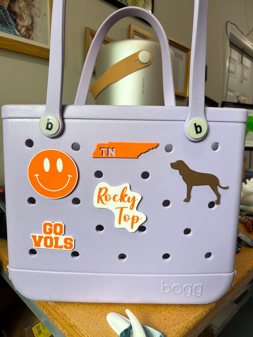 Lot of 5 Slightly Imperfect Tennessee Vols Bogg Bag Charms